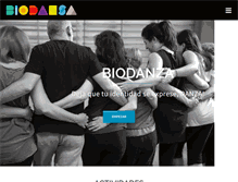 Tablet Screenshot of biodansa.com